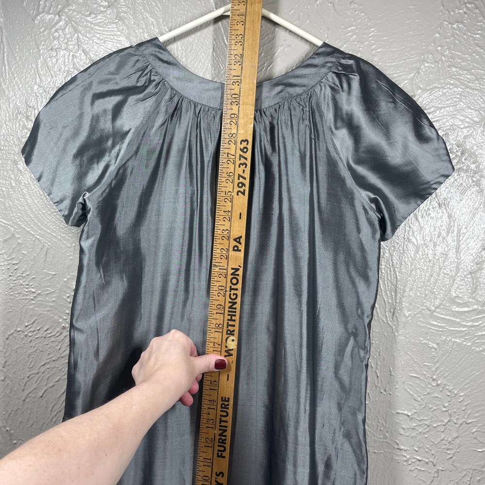 Roberta Freymann Circle Geometric Gray Black Tuni… - image 5